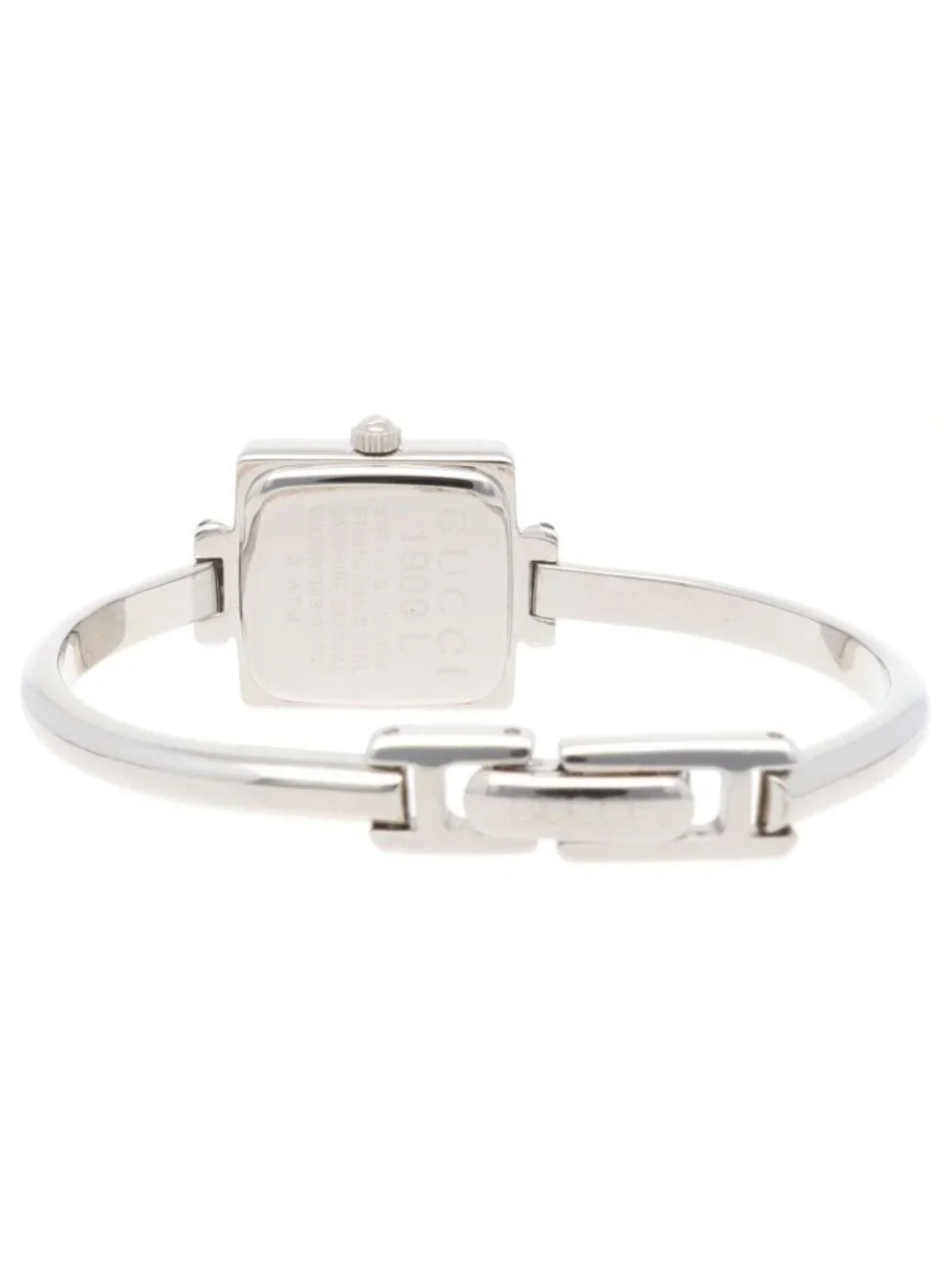 Gucci Watch Clock Stainless Steel Quartz Re
